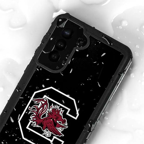 University of South Carolina Gamecocks Logo Black Galaxy S24 Plus Waterproof Case