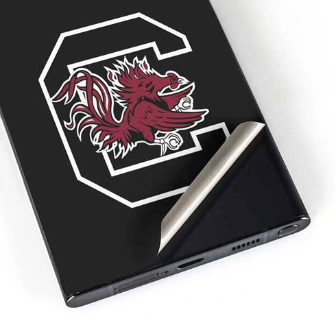 University of South Carolina Gamecocks Logo Black Galaxy S25 Ultra Skin