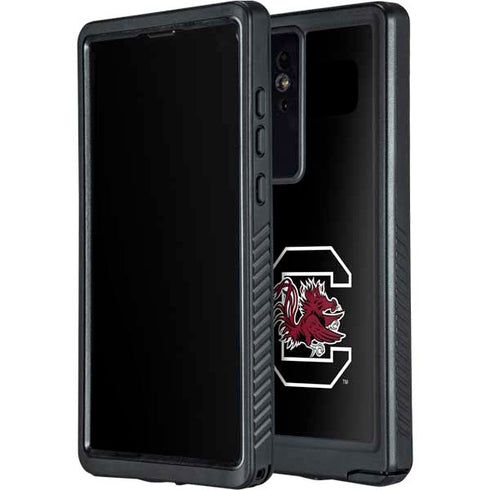 University of South Carolina Gamecocks Logo Black Galaxy S24 Ultra Waterproof Case