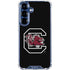 University of South Carolina Gamecocks Logo Black Galaxy S25 Clear Case