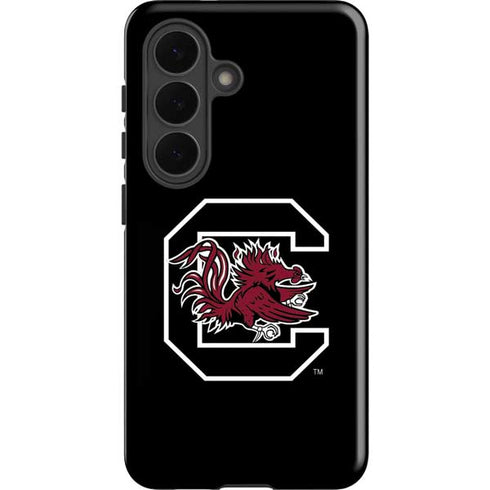 University of South Carolina Gamecocks Logo Black Galaxy S26 Impact Case
