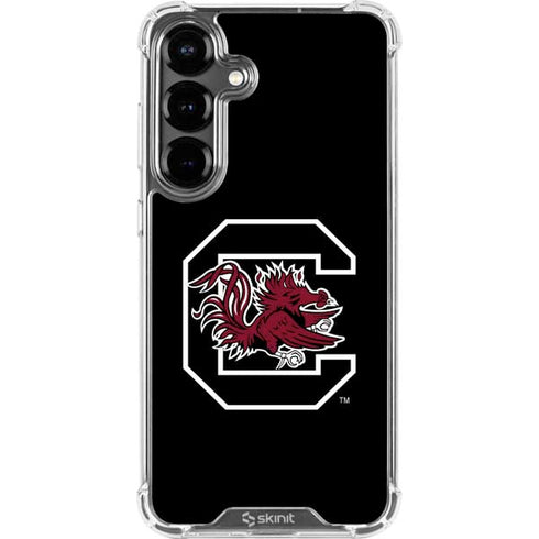 University of South Carolina Gamecocks Logo Black Galaxy S26 Plus Clear Case