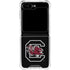 University of South Carolina Gamecocks Logo Black Galaxy Z Flip6 Clear Case