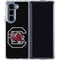 University of South Carolina Gamecocks Logo Black Galaxy Z Fold5 5G Clear Case