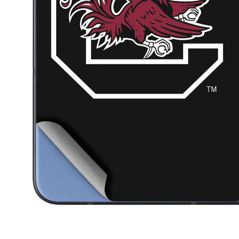 University of South Carolina Gamecocks Logo Black Galaxy Z Fold5 5G Skin