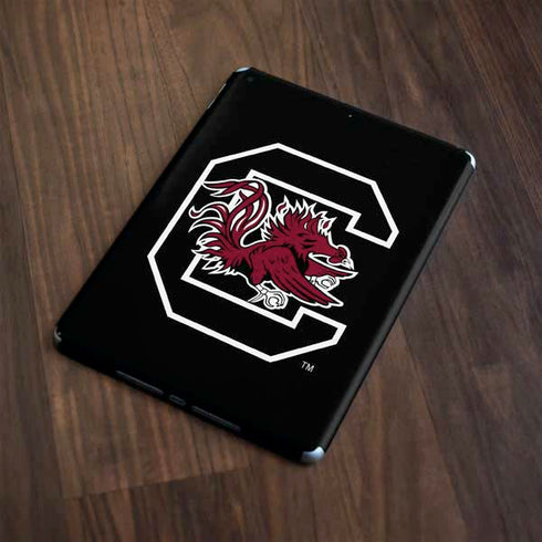 University of South Carolina Gamecocks Logo Black Apple iPad Skin