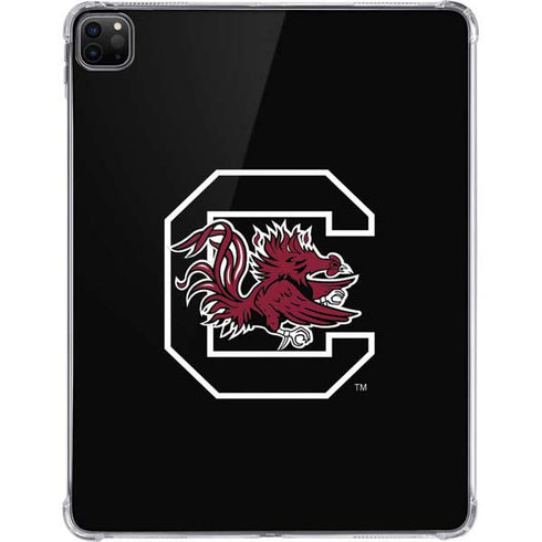 University of South Carolina Gamecocks Logo Black iPad Pro 11in (2024) Clear Case