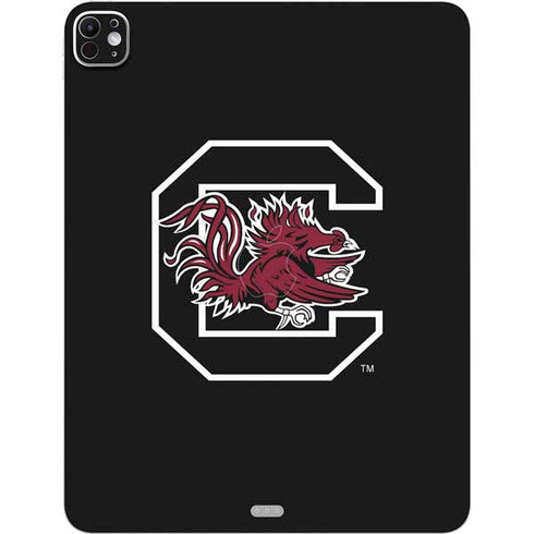 University of South Carolina Gamecocks Logo Black iPad Pro 13in M4 (2024) Skin