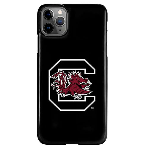 University of South Carolina Gamecocks Logo Black iPhone Cases