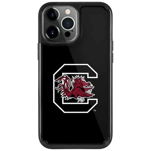 University of South Carolina Gamecocks Logo Black iPhone Cases