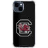 University of South Carolina Gamecocks Logo Black iPhone 15 Clear Case