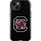 University of South Carolina Gamecocks Logo Black iPhone 15 Impact Case