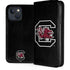 University of South Carolina Gamecocks Logo Black iPhone 15 Plus Folio Case