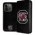 University of South Carolina Gamecocks Logo Black iPhone 15 Pro Folio Case