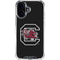 University of South Carolina Gamecocks Logo Black iPhone 16 Clear Case