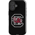 University of South Carolina Gamecocks Logo Black iPhone 16 Impact Case