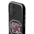 University of South Carolina Gamecocks Logo Black iPhone 16 Plus Impact Case