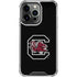 University of South Carolina Gamecocks Logo Black iPhone 16 Pro Clear Case