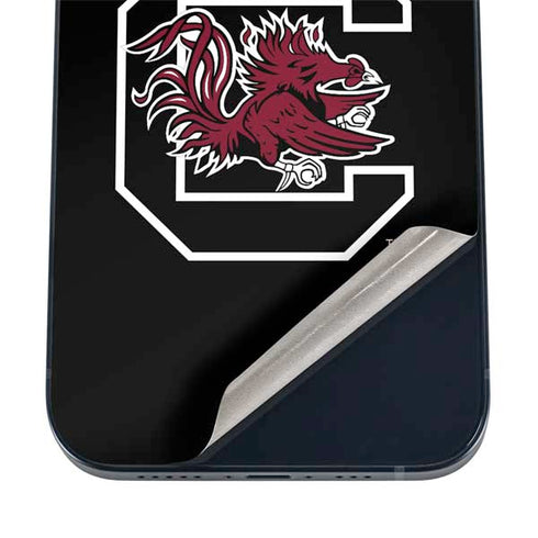 University of South Carolina Gamecocks Logo Black iPhone 16 Skin