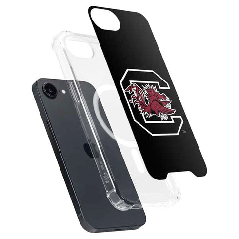 University of South Carolina Gamecocks Logo Black iPhone 16e MagSafe Case