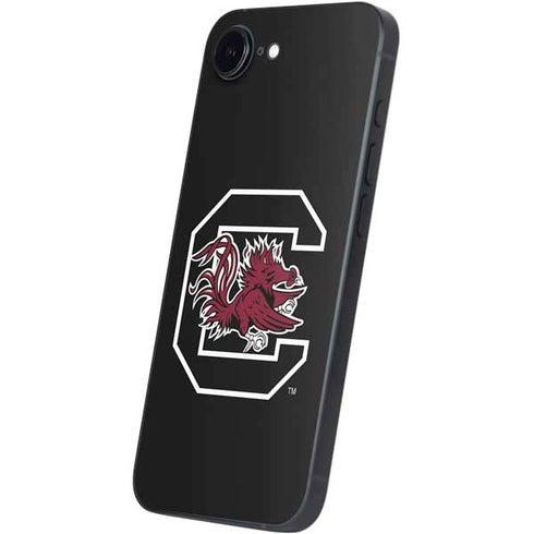 University of South Carolina Gamecocks Logo Black iPhone 16e Skin