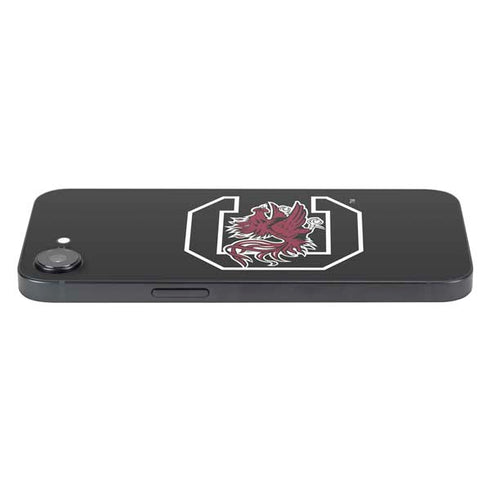 University of South Carolina Gamecocks Logo Black iPhone 16e Skin