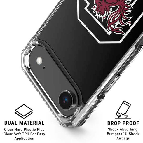 University of South Carolina Gamecocks Logo Black iPhone 17 Air Clear Case
