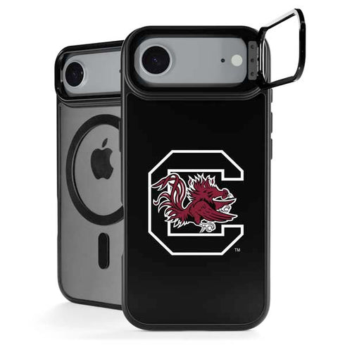 University of South Carolina Gamecocks Logo Black iPhone 17 Air Kickstand Case