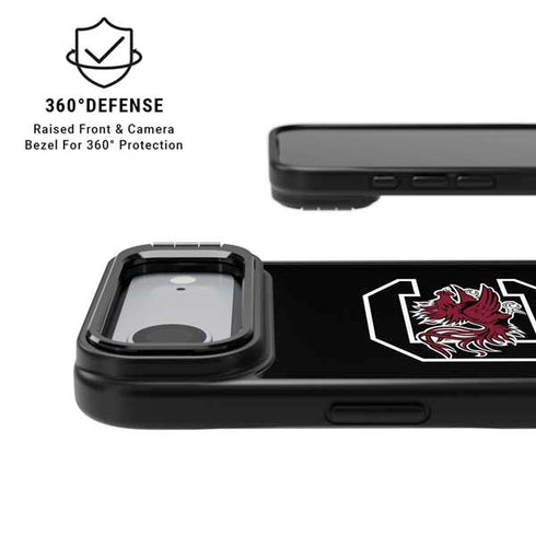 University of South Carolina Gamecocks Logo Black iPhone 17 Air Kickstand Case