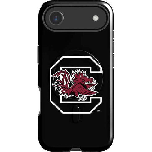 University of South Carolina Gamecocks Logo Black iPhone 17 Air Magsafe Impact Case