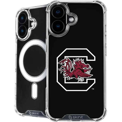 University of South Carolina Gamecocks Logo Black iPhone 17 MagSafe Case