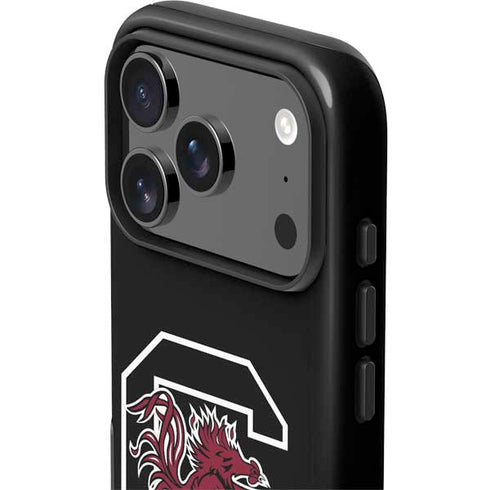 University of South Carolina Gamecocks Logo Black iPhone 17 Pro Max Impact Case