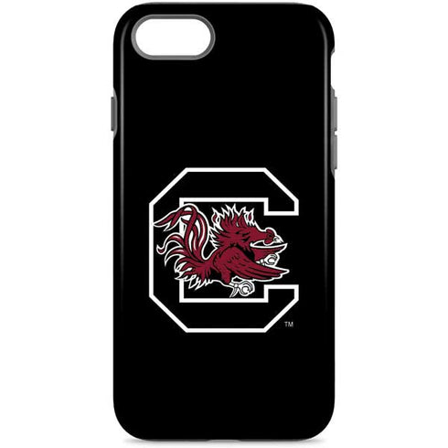 University of South Carolina Gamecocks Logo Black iPhone Cases