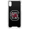 University of South Carolina Gamecocks Logo Black iPhone XS Clear Case
