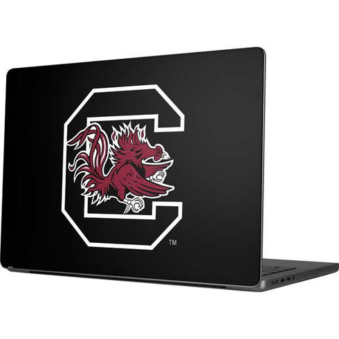 University of South Carolina Gamecocks Logo Black Apple MacBook Pro 14-inch Skin