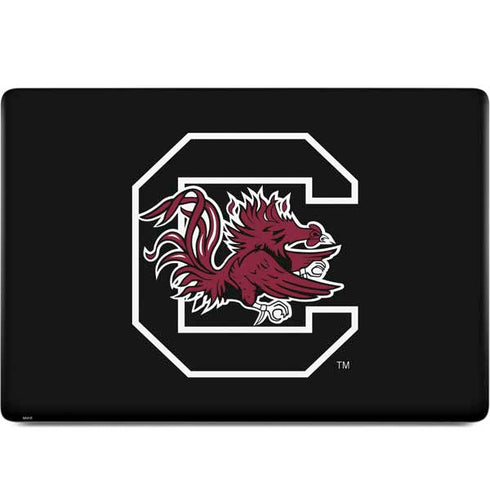 University of South Carolina Gamecocks Logo Black MacBook Skins