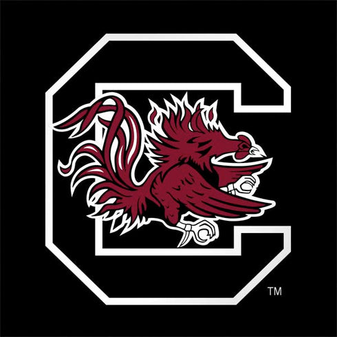 University of South Carolina Gamecocks Logo Black MacBook Skins