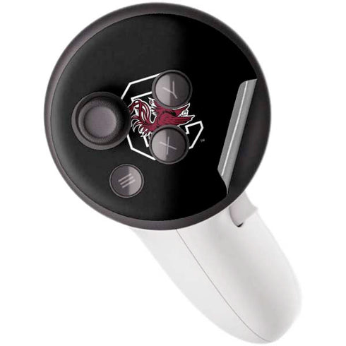 University of South Carolina Gamecocks Logo Black Meta Quest 3S Skin