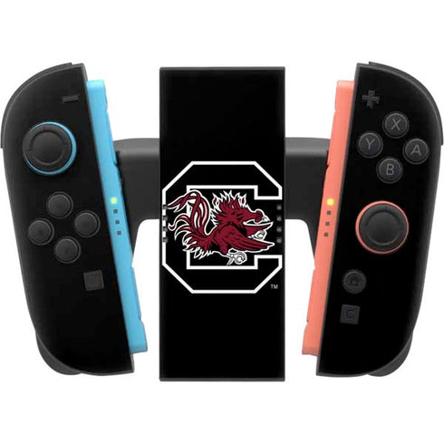 University of South Carolina Gamecocks Logo Black Nintendo Switch 2 (2025) Joy-Con Controller Skin