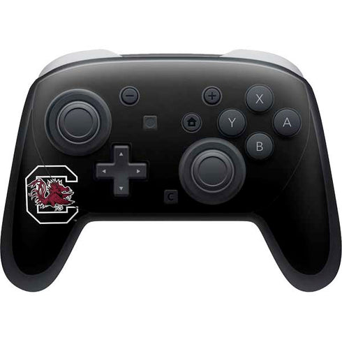 University of South Carolina Gamecocks Logo Black Nintendo Switch 2 (2025) Pro Controller Skin