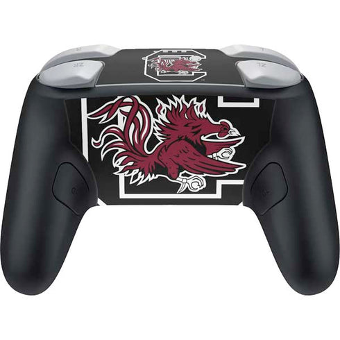 University of South Carolina Gamecocks Logo Black Nintendo Switch 2 (2025) Pro Controller Skin