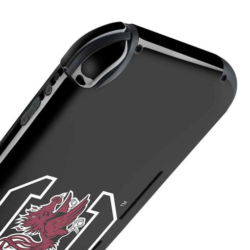 University of South Carolina Gamecocks Logo Black Nintendo Switch Lite Skin