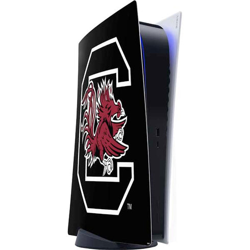 University of South Carolina Gamecocks Logo Black PlayStation PS5 Skins