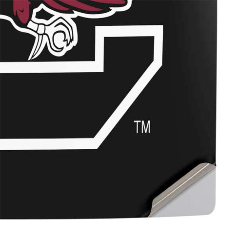 University of South Carolina Gamecocks Logo Black PS5 Pro Console Skin