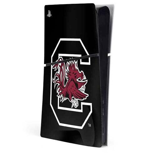 University of South Carolina Gamecocks Logo Black PlayStation PS5 Skins