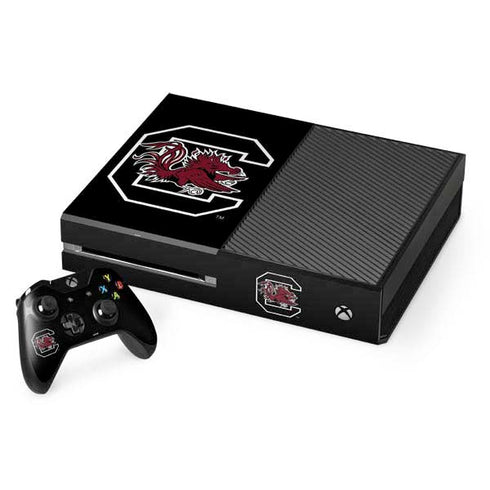 University of South Carolina Gamecocks Logo Black Xbox One Skins