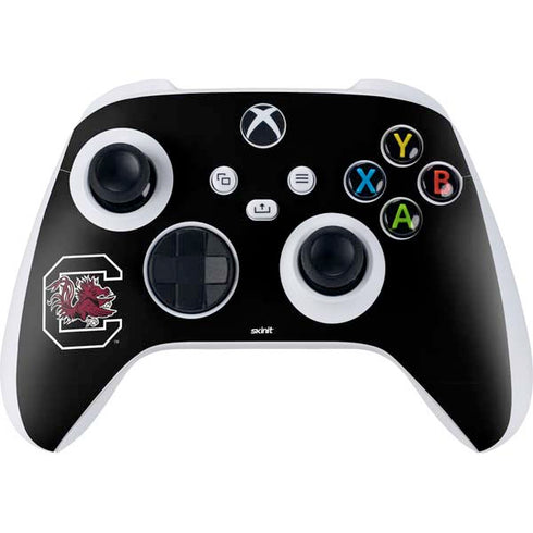 University of South Carolina Gamecocks Logo Black Xbox Series S Skins