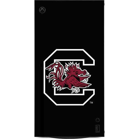 University of South Carolina Gamecocks Logo Black XBox Series X Digital Edition Console Skin