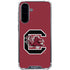 University of South Carolina Gamecocks Logo Red Galaxy A36 5G Clear Case