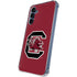 University of South Carolina Gamecocks Logo Red Galaxy A55 5G Clear Case